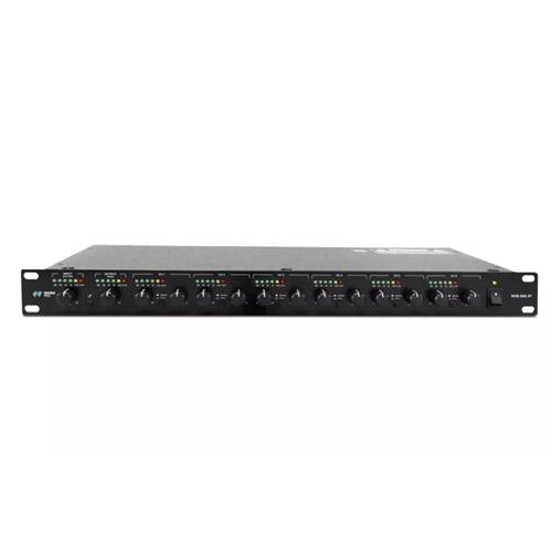 Mezclador/splitter audio 2 entradas, 6+2 salidas WDS 602 ST