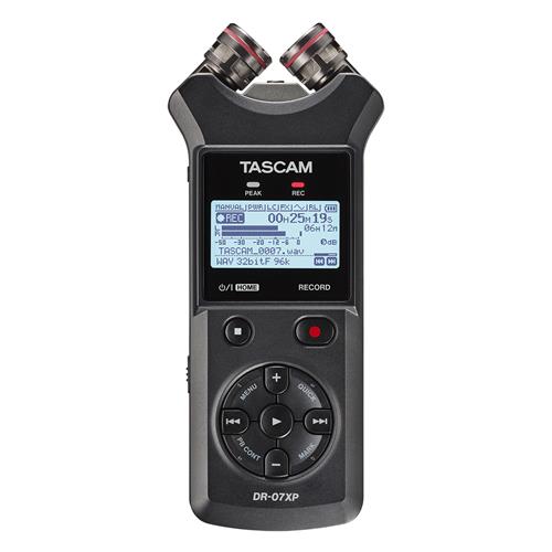 Grabadora de audio portatil de mano de 2 canales DR-07XP