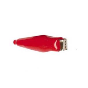 Pinza cocodrilo 10A roja