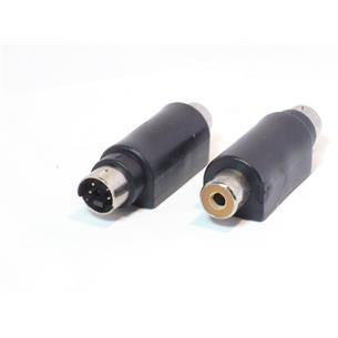 Adaptador bi-direccional RCA hembra a S-VHS macho