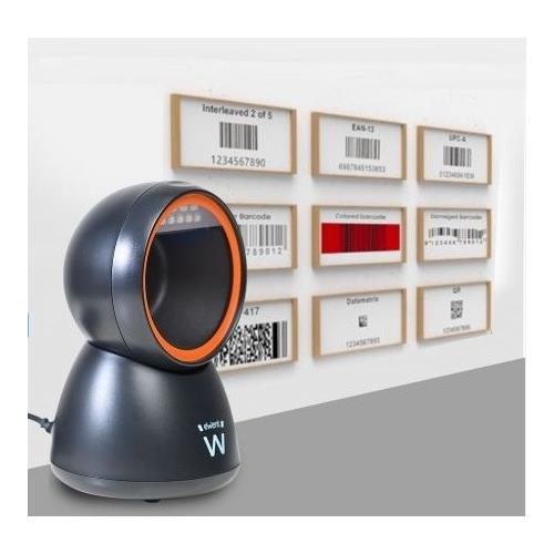 Lector codigos 1D 2D QR USB Ewent EW3450