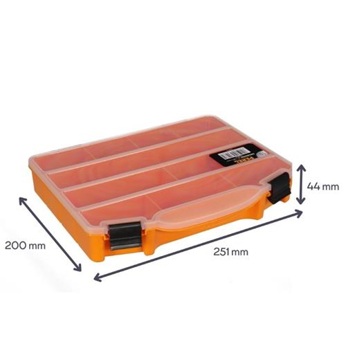 Caja plastica 10 compartimentos apilable