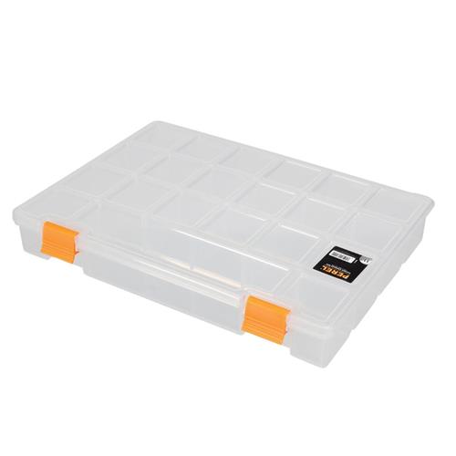 Caja plastica 21 compartimentos apilable OMRC11