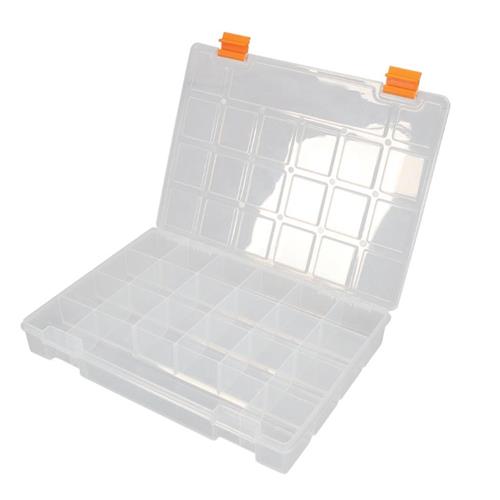 Caja plastica 21 compartimentos apilable OMRC11