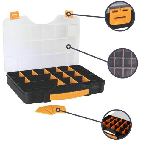 Caja plastica 20/16 apilable OMR18