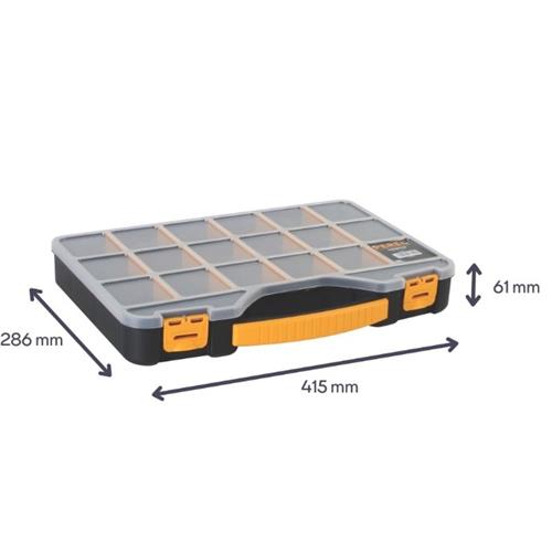 Caja plastica 20/16 apilable OMR18