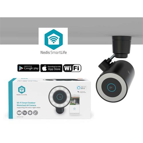Camara Wifi-6 IP65 NEDIS 4K 8Mg mSD Onvif Rotacion