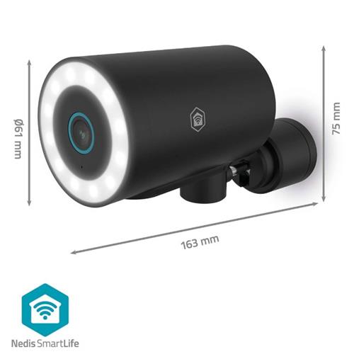 Camara Wifi-6 IP65 NEDIS 4K 8Mg mSD Onvif Rotacion