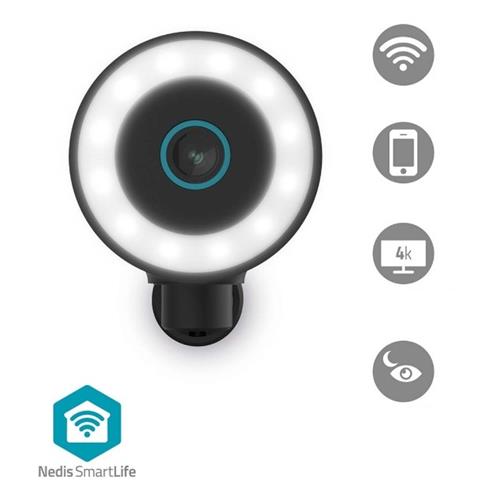 Camara Wifi-6 IP65 NEDIS 4K 8Mg mSD Onvif Rotacion