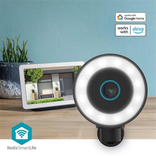 Camara Wifi-6 IP65 NEDIS 4K 8Mg mSD Onvif Rotacion
