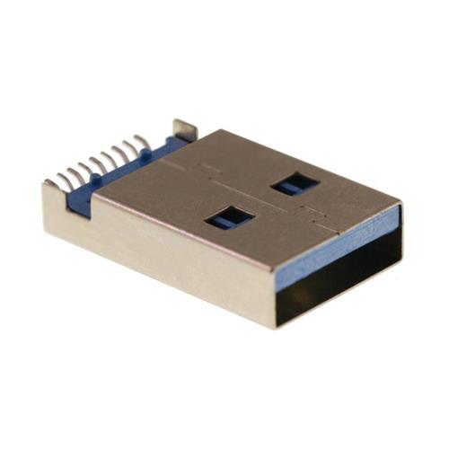 Conector USB tipo A macho chasis SMD