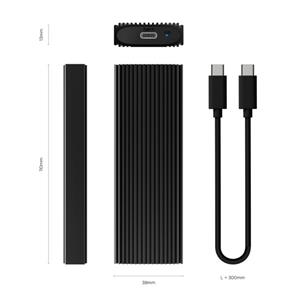 Caja Externa M.2 NVMe Asiens USB-C