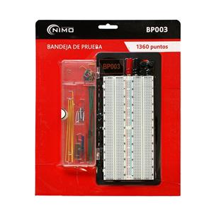 Entrenador board 1360 contactos, con base aluminio y puentes