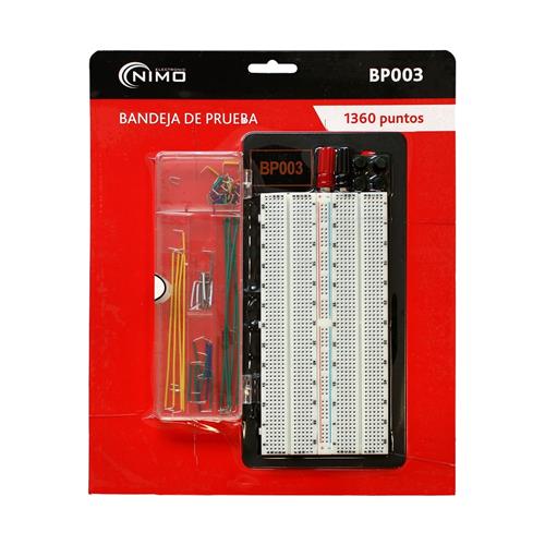 Entrenador board 1360 contactos, con base aluminio y puentes