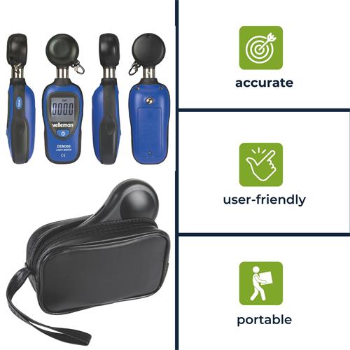 Luxometro digital DEM300 Luxometro digital DEM300