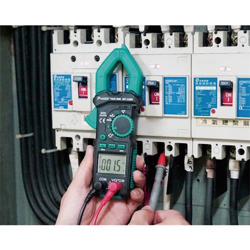 Pinza Amperimetrica AC/DC 600A True RMS MT-3209