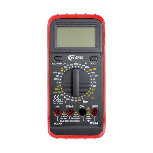 Multimetro digital Nimo MUL004 MY64 Multimetro digital Nimo MUL004 MY64