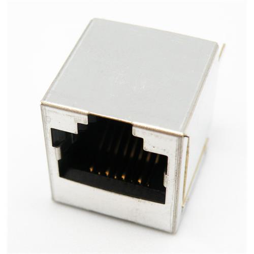 Base RJ45 STP 50U" (8P8C) para circuito impreso recta