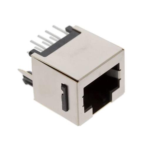 Base RJ45 STP 50U" (8P8C) para circuito impreso recta