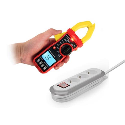 Pinza amperimétrica digital DCM140 600V 600A AC/DC