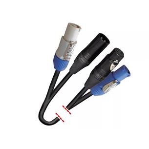 Cable alimentación y señal. AC 3 contactos in/out XL3p M/H. 3 metros MK 225 3