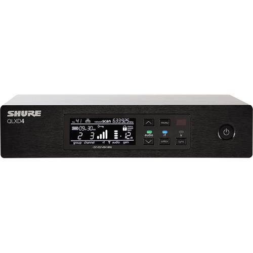Receptor inalámbrico Digital Diversity con encriptación. 534-598 MHz QLXD4E H51