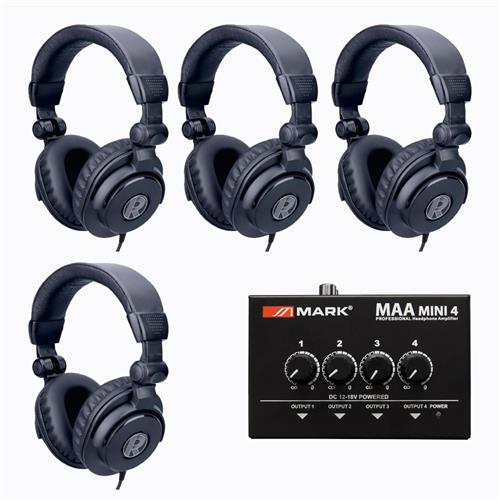 Pack Auriculares 4 x RS10L + 1 x MAAMINI4 PACKMARK013