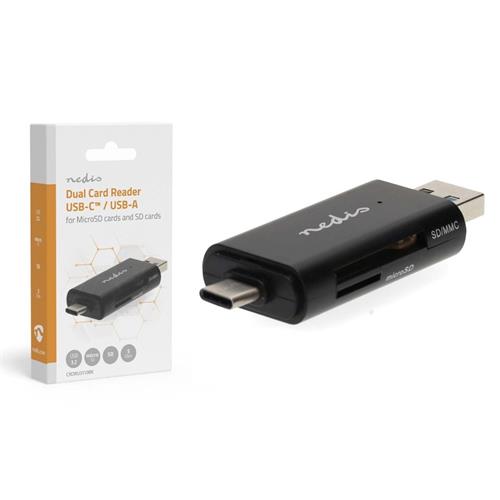 Lector de tarjetas multiple USB3.1 A-C Gen2 Nedis