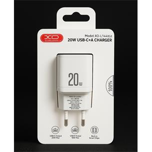Cargador 20W USB-C XO carga rapida PD3.0