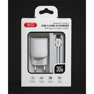 Cargador+Cable 30W USB-C PD3.0 XO