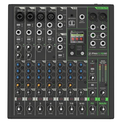 Mesa de mezclas portatil a bateria PRO FX 10GO Mesa de mezclas portatil a bateria PRO FX 10GO
