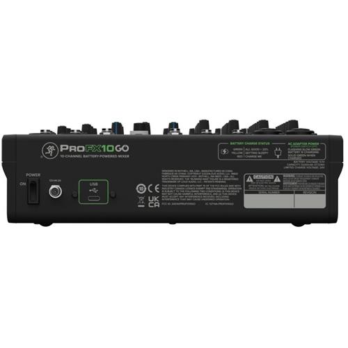 Mesa de mezclas portatil a bateria PRO FX 10GO