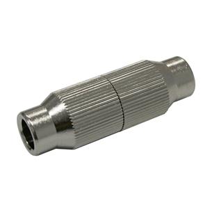 Empalme cable antena coaxial metálico