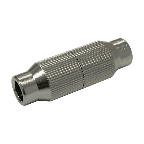 Empalme cable antena coaxial metálico