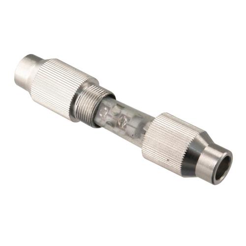 Empalme cable antena coaxial metálico