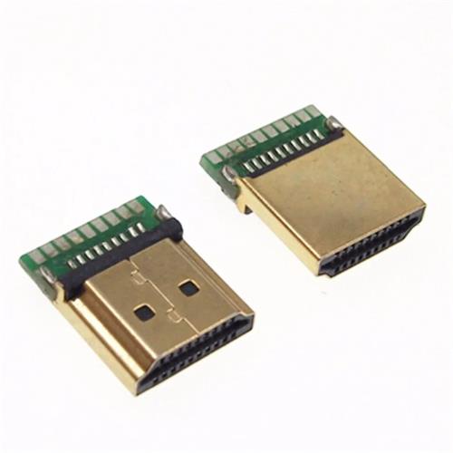Conector HDMI macho aereo con PCB, SIN carcasa