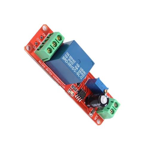 Modulo temporizador 0/10s NE555 5Vdc con rele