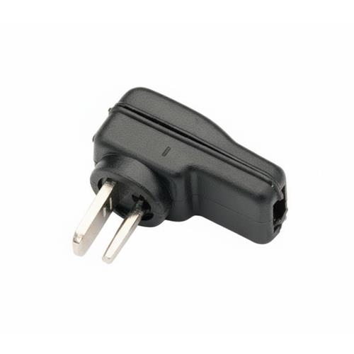 Conector DIN altavoz macho acodado para soldar