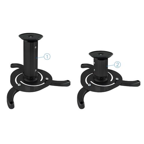 Soporte universal proyector de techo max.10kg Negro