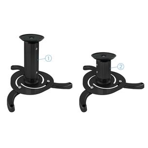 Soporte universal proyector de techo max.10kg Plata