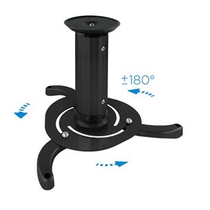 Soporte universal proyector de techo max.10kg Plata 2
