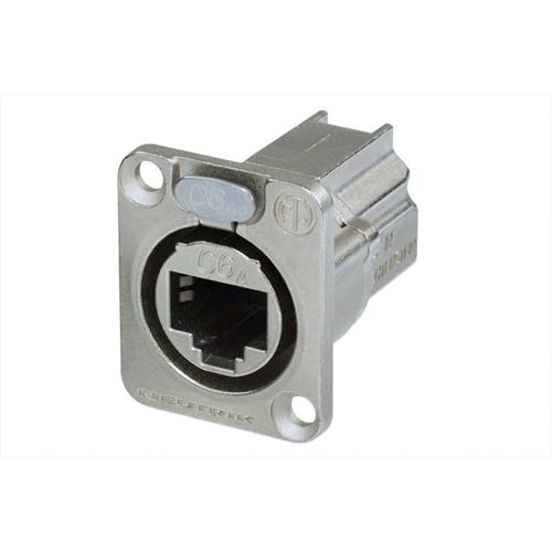 Base conector RJ45 formato "D" CAT6A. NE8FDX-P6