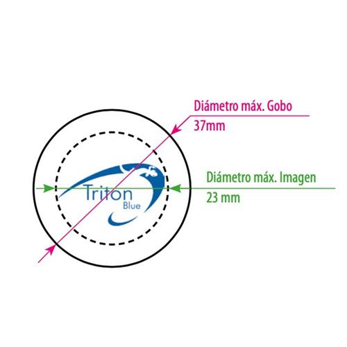 Proyector Gobos Led 30W IP20 Lente 1:0.25 Negro PG30ST Proyector Gobos Led 30W IP20 Lente 1:0.25 Negro PG30ST