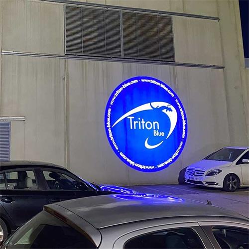 Gobo de cristal Exterior 37mm. Interior 23 mm. Diseño original 1 color FG-TG1-1O