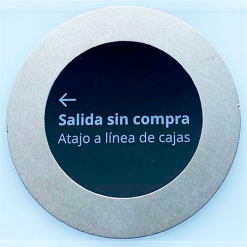 Gobo de cristal Exterior 37mm. Interior 23 mm. Diseño original 1 color FG-TG1-1O