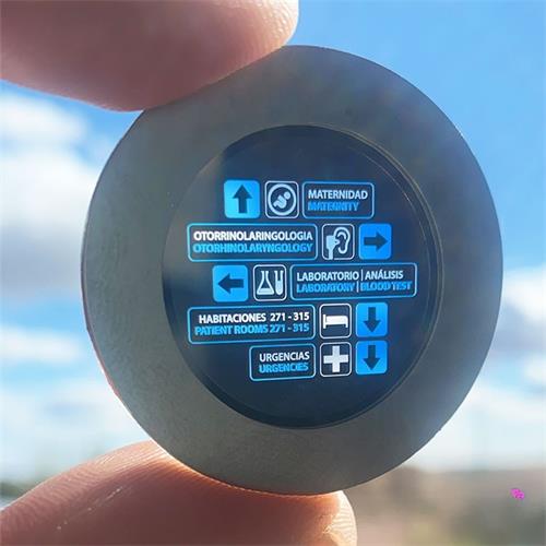 Gobo de cristal Exterior 37mm Interior 23mm Copia gobo original 2color FG-TG1-2C Gobo de cristal Exterior 37mm Interior 23mm Copia gobo original 2color FG-TG1-2C