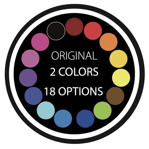 Gobo de cristal Exterior 37mm. Interior 23mm Diseño original 2 colores FG-TG1-2O Gobo de cristal Exterior 37mm. Interior 23mm Diseño original 2 colores FG-TG1-2O