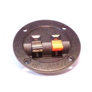 Conector altavoz base redonda 2 contactos