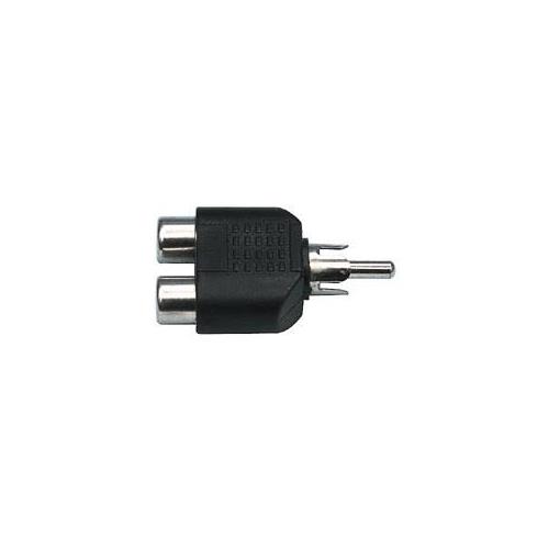 Adaptador RCA T 1 macho a 2 hembras