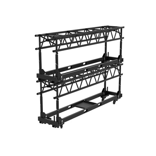 Truss con tubo central para fijar luminarias. Color plata. Long. 2,39m FPR TRUSS